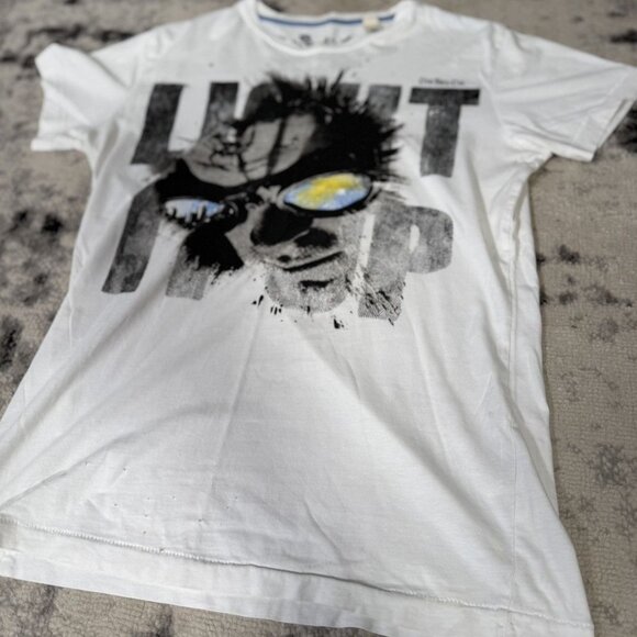 Y2K Diesel Sunglasses Light it Up T-Shirt - Picture 3 of 11